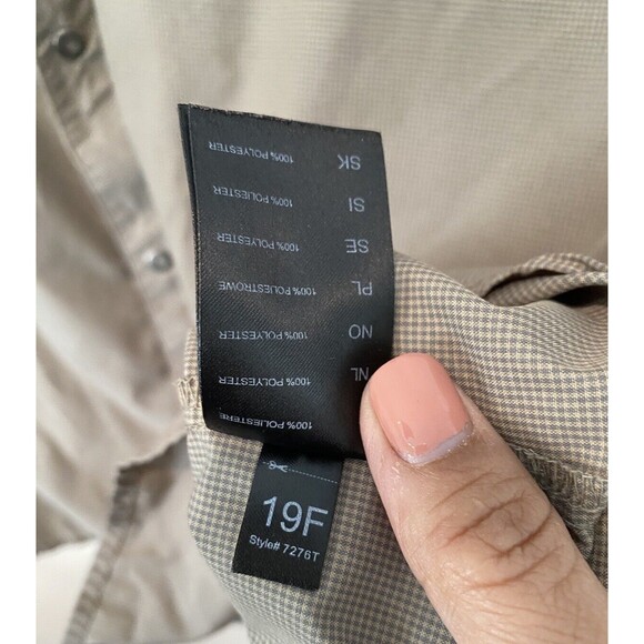 Kuhl Mountain Grown Shirt Men’s Large Snap Button Short Sleeve Hiking Gropcore - Picture 6 of 8